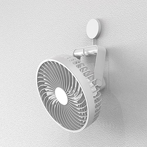 Générique Ventilateur à suspension multifonction 4 avec crochet 2000mah de plafond Chargement USB Minuterie canopée Cadeau pour la Saint-Valentin
