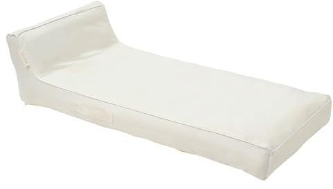 Casa Blanca Luxe Lie-On Lounger, Inflatable Float, Outdoor Use, Removable Cover, PVC/Polyester, 70.87 x 33.46 x 19.69 inches, 8.38 lbs