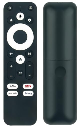 VINABTY Ersatz Sprach Fernbedienung Passend für Leelbox-tech L1 4K UHD Streaming TV Box, Kompatibel mit Thomson Google TV Streaming Box Plus 270