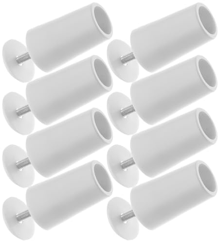 LIFKICH Butée de Volets Roulants en Plastique Blanc, Lot de 8 Pièces, Installation Pratique et Robuste, Accessoires pour Stores Intérieurs de Fenêtres