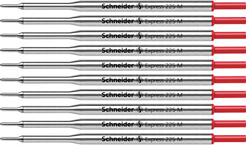 Schneider Express 225 M Kugelschreiber-Großraummine (dokumentenecht) 10er Packung rot