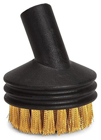 HomeRight C800946.M Brass Brush, Large, 5-Pack | Five large brass brushes provide focused scrubbing for compatible Wagner canister steamers.
