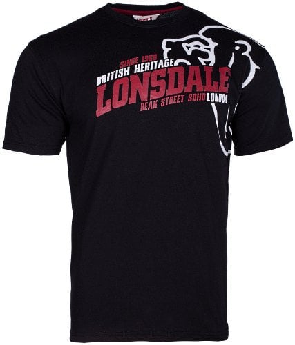 Lonsdale Herren Langarmshirt T-Shirt Trägerhemd Walkey schwarz (Schwarz) Small