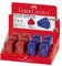 Dosenspitzer Mini rot blau FABER CASTELL 182711 VE=12(Liefermenge=12)