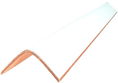 Aviditi EP2272120BX 0.120 Edge Protectors, Packed, 2 x 2 x 72 (Pack of 55), White