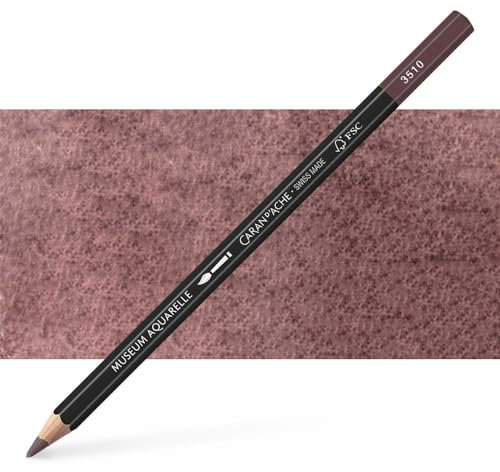 Caran d'Ache Museum Aquarelle Bleistift Museum Aquarelle Bleistift 3510.906/ NR 906 SEPIA 50%/ SEPIA 50%-FSC (1 Stück/ (Pack of 1)
