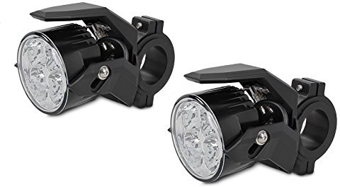 Motorrad Zusatzscheinwerfer ZS2 Kompatibel für Suzuki Bandit 1200 S LED E-Zulassung Lumitecs 12V/24V inkl. Kabelbaum