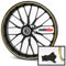 Motoking Felgenrandaufkleber mit Montagetool für Ihr Motorrad / 6 mm/für 10 bis 25 / Farbe wählbar - Gold glänzend