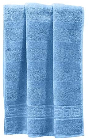 Cawö Handtuch 1001 Noblesse Walk-Frottier blau Größe 50x100 cm