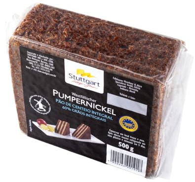 Mestemacher Westfälischer Pumpernickel vegan, Nutri Score A, 60% Roggenvollkornschrot, lange und schonende Backzeit, 9 Scheiben regionale Brot Spezialität, Diabetiker geeignet, 500g
