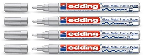 Lackmalstift Creative silber EDDING 7519054 12mm