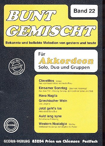 Bunt gemischt Band 22: für Akkordeon