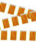 DISBACANAL Bandera plástico Cataluña