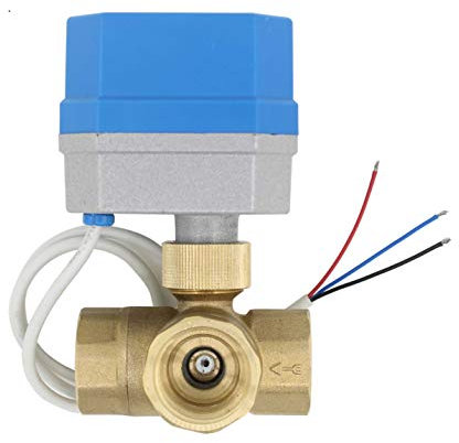 T type - vanne 3 voies motorisée electrovanne 12v 3 voies 1/2 3/4 1 1-1/4 1-1/2 pouce (1/2 pouce - DN15)
