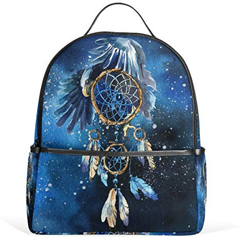 Eslifey Traumfänger-Universum-Büchertasche, Schulranzen, Tagesrucksack für Studenten