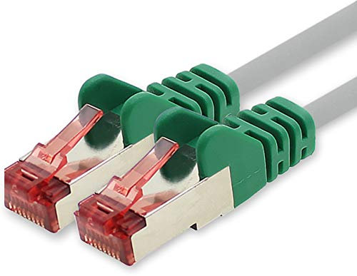 Netzwerkkabel Cat.6 3,0 m Crossover - 1 x Ethernetkabel Lankabel Cat6 Lan Netzwerk Kabel Sftp Pimf Patchkabel 1000 Mbit s