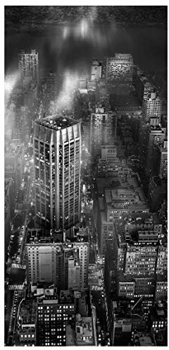 Bilderwelten Raumteiler Vorhang Sonnenlicht über New York City - 250x120 cm, ohne Halterung