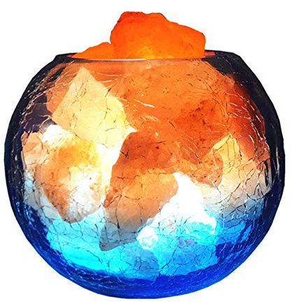 Anion Lava lamp LED Night Light Natural air Purifier Salt lamp Home Decoration Interior Lighting Table lamp