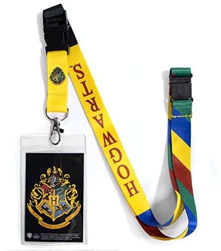 Ata-Boy Harry Potter Lanière réversible avec clip détachable et support d'identité