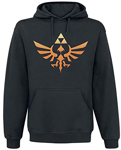 The Legend of Zelda Hyrule - Triforce Logo Männer Kapuzenpullover schwarz M