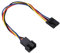 5Pcs Cavo adattatore da 5 pin a 4 pin, 4 pin di controllo della temperatura Interfaccia ventola Connettore connettore Supporto convertitore PWM Controllo della temperatura Regolazione della velocità