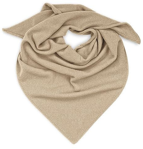 GIESSWEIN Merino Lambswool Dreieckstuch - Damen Schal aus Lammwolle, Gestricktes Schulter-Tuch, Leichte Herbst Stola, Warmes Halstuch, Feinstrickschal aus Wolle, Cape, Cardigan
