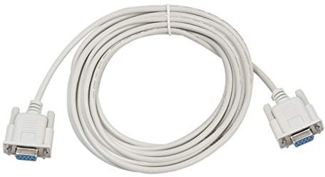 ZYElroy Modem via cavo del computer RS232 DB9 seriale femmina a femmina Port convertitore di estensione pc via cavo, 5m