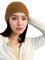 Prettystern Hipster Kaschmir gerippt Strickmütze Beanie Damen Herren Karamelle Braun