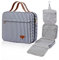 Trousse de Toilette de Voyage à Suspendre, Organiseur de Toilette de Voyage de Grande capacité pour Femme avec 4 Compartiments et 1 Crochet Robuste, Parfaite pour Les Voyages/Usage Quotidien