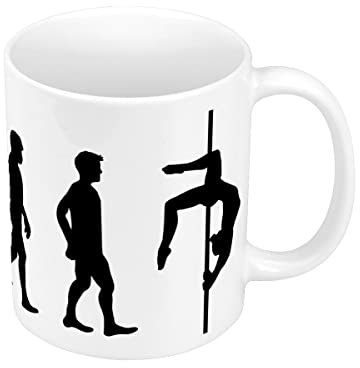 Fabulous Keramische Becher 325ml Evolution Stangentanz Pole Dance Tanz