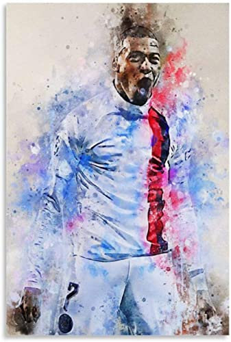 Holz Puzzle 1000 Teile Kylian Mbappe Puzzles für Erwachsene und Kinder anspruchsvoll 1000 Piece 29.5x19.6inch(75x50cm) Kein Rahmen