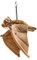 Uni-Toys - Fledermaus, groß - Mit Schlüsselring - 35 cm (Breite) - Plüschtier, Kuscheltier