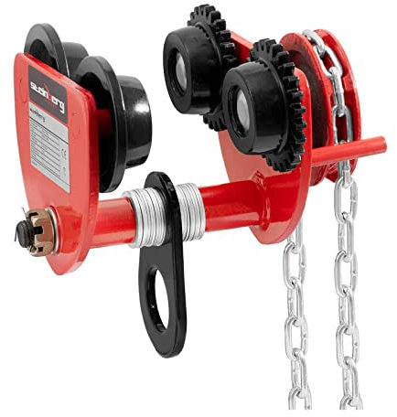 Steinberg Systems SBS-RT-1000C Rollfahrwerk 1.000 kg Flanschbereich 70-110 mm Krankatze Laufkatze Handfahrwerk