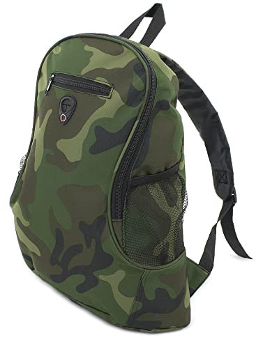 BLUECHOLON Rucksack für Herren und Damen, Camouflage, 12 l, Klein