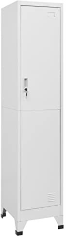 Imiee Metallschrank Schließfachschrank Spind Umkleideschrank Metallspind (1 Fach)