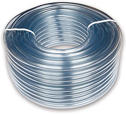 5m Length Clear Transparent PVC Hose 10mm internal-13mm External Flexible tubing for air,Gas,Oil and Water,Suitable for Aquariums