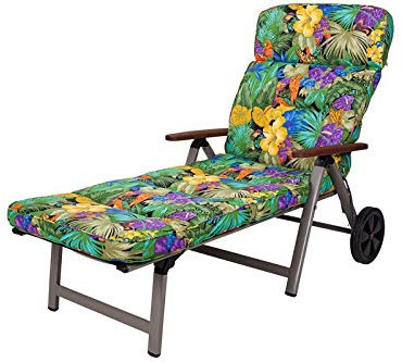 KETTtex 8194 Auflage Rollliegen Kreta Papagei Sitzpolster 200x60x9 cm (ohne Liege)