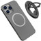 CYBERGUYS Magnetic Phone Ring Holder for MagSafe, Bottle Opener Magnet Finger Ring Grip Stand Holder, Compatible with iPhone 16 15 14 Plus 13 12, Pro, Pro Max, Mini, Mag Safe Accessories, Black