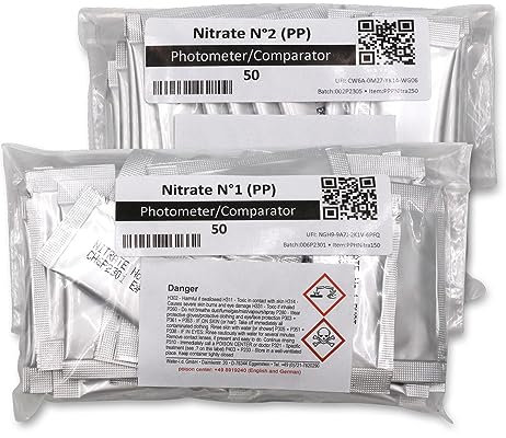 Pool Reagenz-Set - Messung von Nitrat im Poolwasser - Für PoolLab 2.0 & PrimeLab - Nicht für manuelle Schütteltester! - Made in Germany