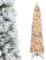 DREAMADE 180 cm Künstlicher Weihnachtsbaum, Christbaum mit Beleuchtung & Schnee, Kunstbaum mit 150 warmweißen LED-Lichtern