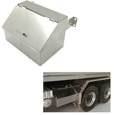 Grad Metall Werkzeugkasten für 1/14 TAMIYAY 56360 RC Traktor LKW DIY Auto