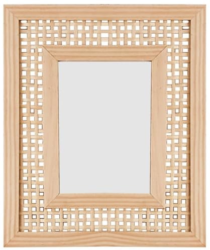 Cabilock Geflochtener Bilderrahmen Ornament-fotorahmen Boho-bilderrahmen Küstenfotorahmen Bilderrahmen Basteln Collage-fotorahmen Fotorahmen Rattan Weide Massivholz Einzigartig Baby