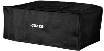 cozze - Schutzhülle für Plancha 800 – Universell Einsetzbar, 600D Oxford Polyester, UV- & Regenschutz, L88xW63xH36 cm – Verlängern Sie die Lebensdauer Ihrer Ausrüstung, Schwarz