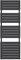 doporro Badheizkörper Heizkörper Bad Design Badheizung Flachheizkörper 180x60cm Anthrazit Paneelheizkörper Einlagig Horizontal 2in1 Mittelanschluss oder Seitenanschluss FH