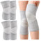 ZHYUAN 2 Paia 4PCS Ginocchiere in Bambù,Ginocchiera Sportiva,Ginocchiere Elastiche in Fibra Di Carbonio in Bambù,Tutore Ginocchio Per Uomo E Donne,per Corsa,Dolore Alle Articolazioni(M)