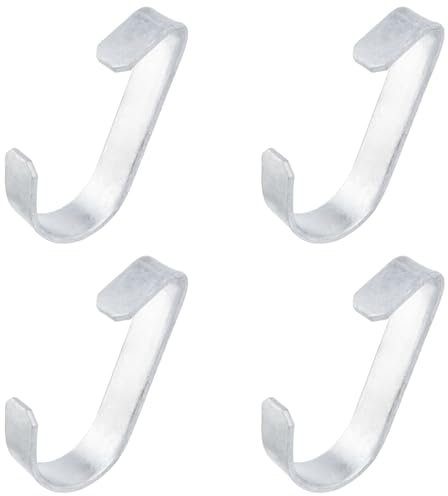 ITROLLE 4PCS 1-3/8'' Gate Clips Chain Link Fence Gate Clips Kennel Panel Clip Band Chain Link Fence Latch Hardware, Chain Link Fence DIY Gate Clips Kennel Panel Clip Bands