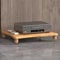 YHWKGZ Hi Fi Rack, Holz- Audio Rack Hi Fi Regal,Bodenstehend Projektor-Phonoschrank, Entertainment- Hi Fi Regal, Unterstützt Spielekonsole/Kabel-TV-Box/TV-Zubehör(Wood Color,23.6x3.9/60x10cm)