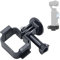 PCTC Expansion Adapter Mount for DJI Osmo Pocket 3,Dual Cold Shoe Mount Camera Extender Frame, Accessories for Tripod/Microphone/LED Light/Bicycle/Backpack Clip Compatible with Osmo Pocket 3 Camera