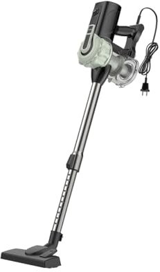 Livoo - Aspirapolvere scopa DOH142-600W, 12kPa, con filo, raggio d'azione 6,20m, filtro HEPA, cavo 5m, 1 velocità, accessori inclusi