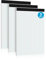Roneky Notizblock A4 Kariert Notizblöcke, 3 Stück Schreibblock, 4x4 Notizblock Kariert A4, 25 Blatt Millimeterpapier Block Karierter Block A4 Karierter liniertes Papier für Haus, Büro, Schule